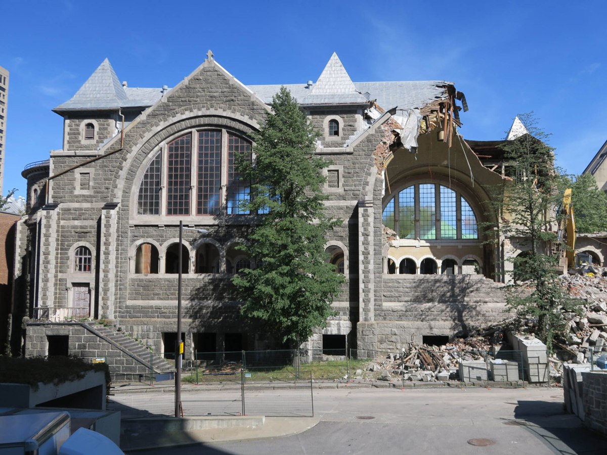 La démolition de l’église Saint-Cœur-de-Marie