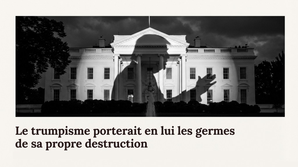 Le trumpisme porterait en lui les germes de sa propre&nbsp;destruction